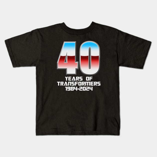 Transformers: GEN 1 - 40th Anniversary Kids T-Shirt by ROBZILLA